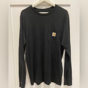 Carhartt WIP long sleeve black T-shirt